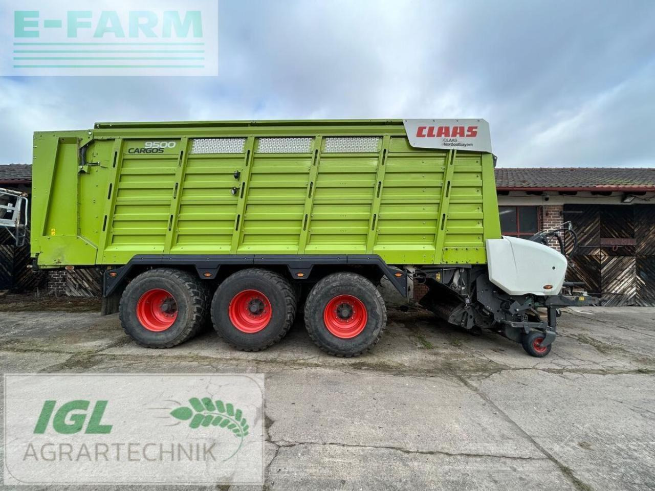CLAAS carcos 9500 tridem - Traktorska prikolica za farmu/ Kiper: slika 3 CLAAS carcos 9500 tridem - Traktorska prikolica za farmu/ Kiper: slika 3