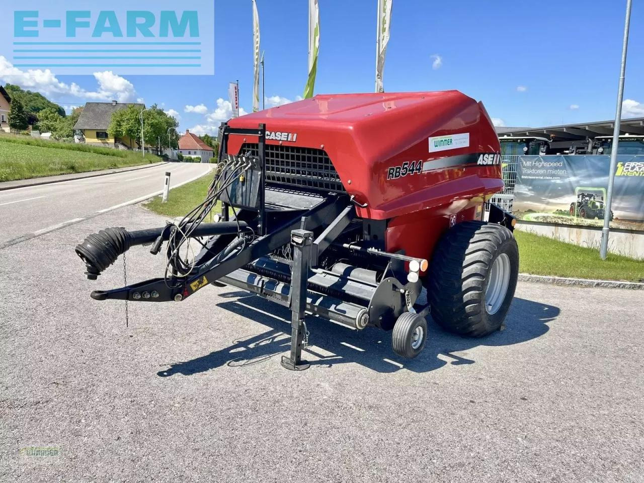 Case-IH rb 544 -gebrauchte rundballenpresse/ballenpresse - Balirka za kockaste bale: slika 1 Case-IH rb 544 -gebrauchte rundballenpresse/ballenpresse - Balirka za kockaste bale: slika 1