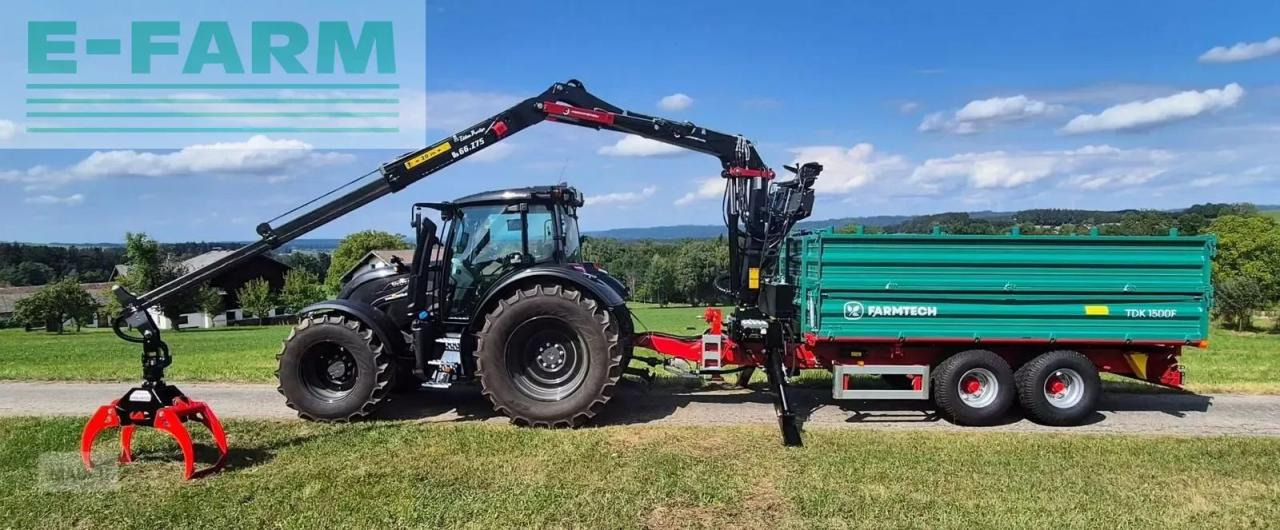 Farmtech tdk 1500f + kran - Traktorska prikolica za farmu/ Kiper: slika 1 Farmtech tdk 1500f + kran - Traktorska prikolica za farmu/ Kiper: slika 1