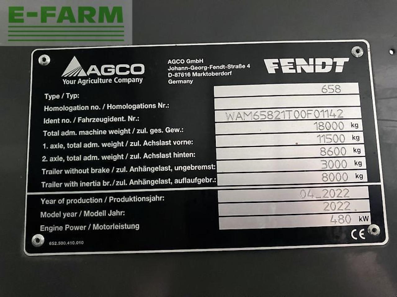 Kombajn za stočnu hranu Fendt katana 650 gen3: slika 19