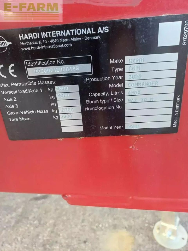 Hardi commander twin air 4500 - Vučena prskalica: slika 4 Hardi commander twin air 4500 - Vučena prskalica: slika 4