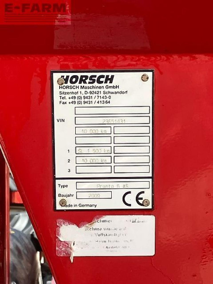 Horsch pronto 6 as *mit saatflusskontrolle* - Sejalica: slika 2 Horsch pronto 6 as *mit saatflusskontrolle* - Sejalica: slika 2
