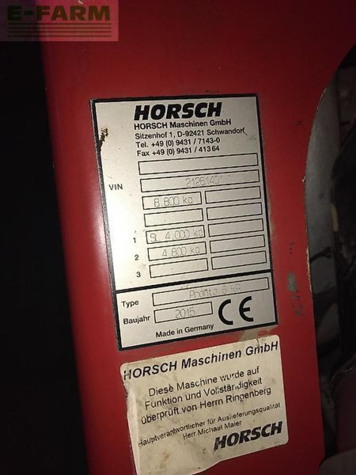 Horsch pronto 6 kr - Sejalica: slika 2 Horsch pronto 6 kr - Sejalica: slika 2