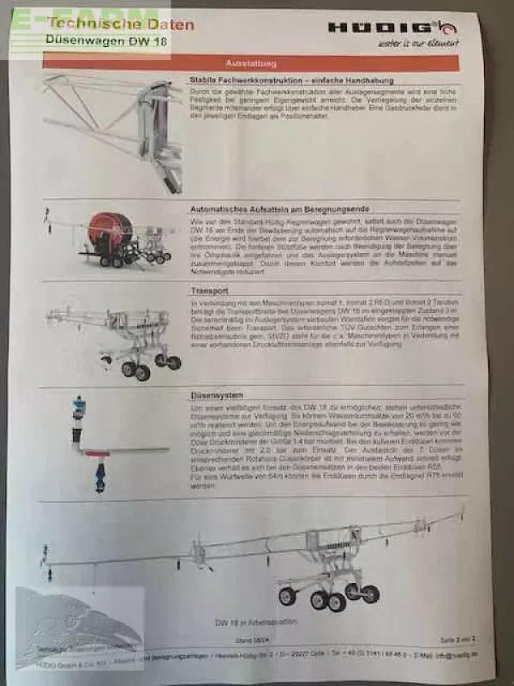 Sistem za navodnjavanje Hüdig iromat ii 550/100 mit düsenwagen dw 18: slika 15