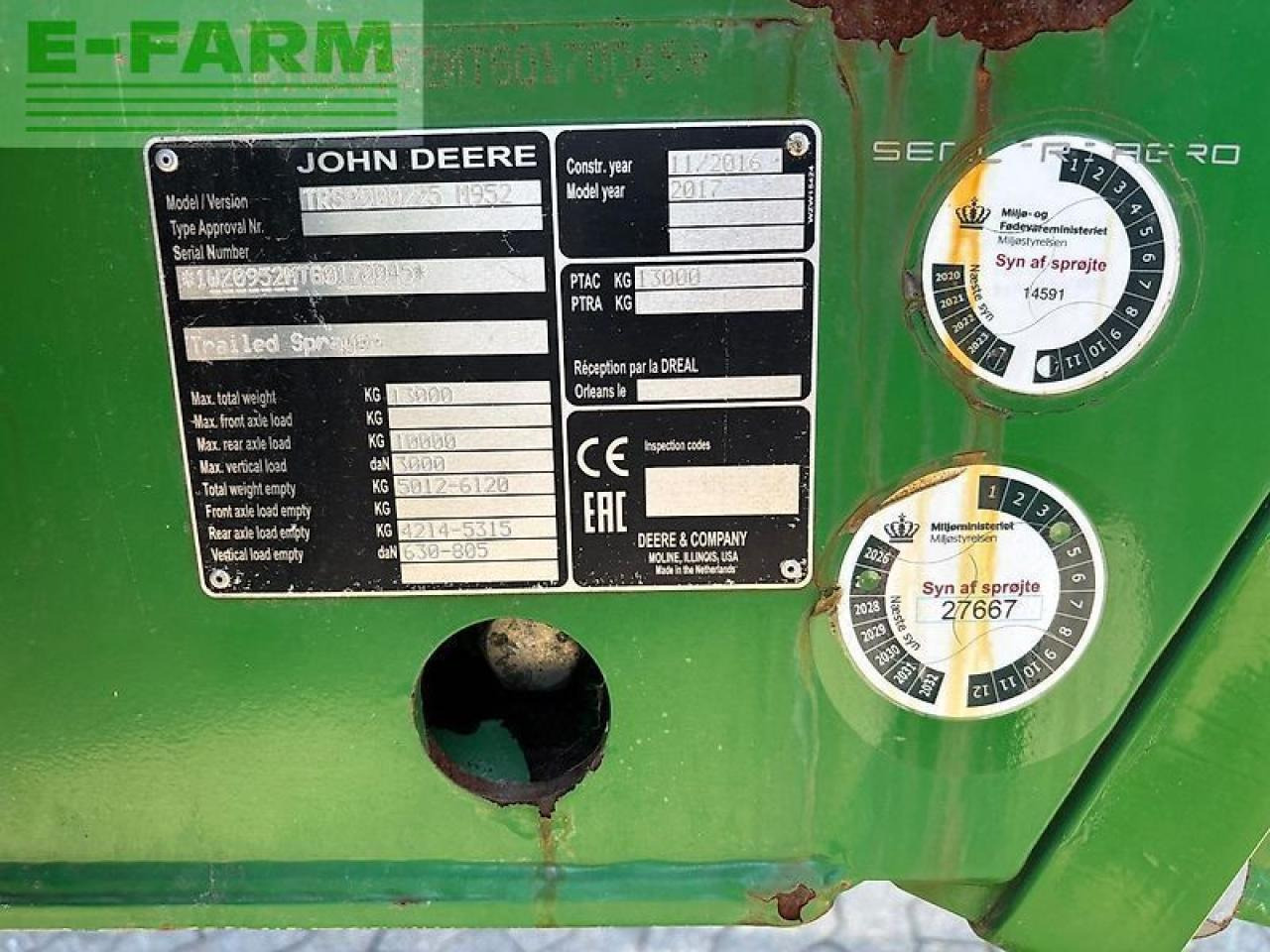 Vučena prskalica John Deere m952i: slika 7