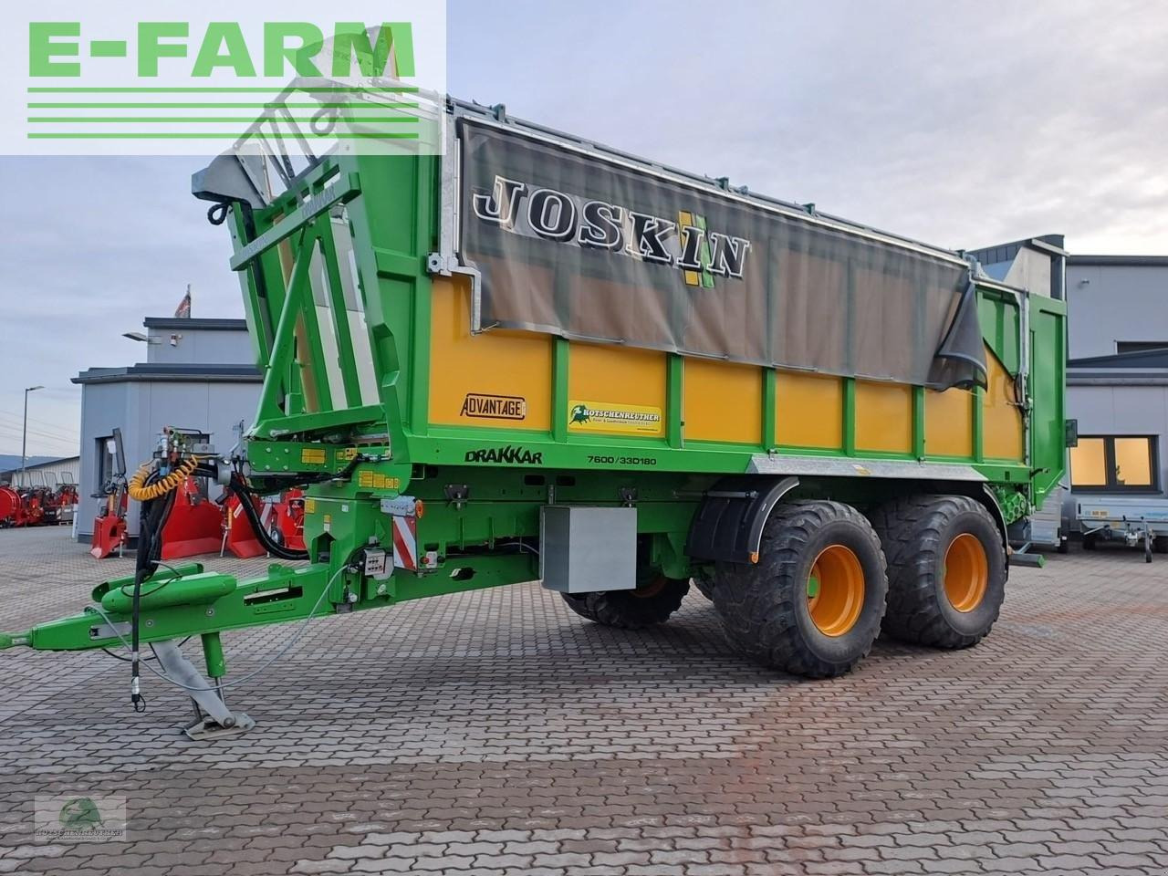 Joskin drakkar 7600/33d180 - Traktorska prikolica za farmu/ Kiper: slika 1 Joskin drakkar 7600/33d180 - Traktorska prikolica za farmu/ Kiper: slika 1