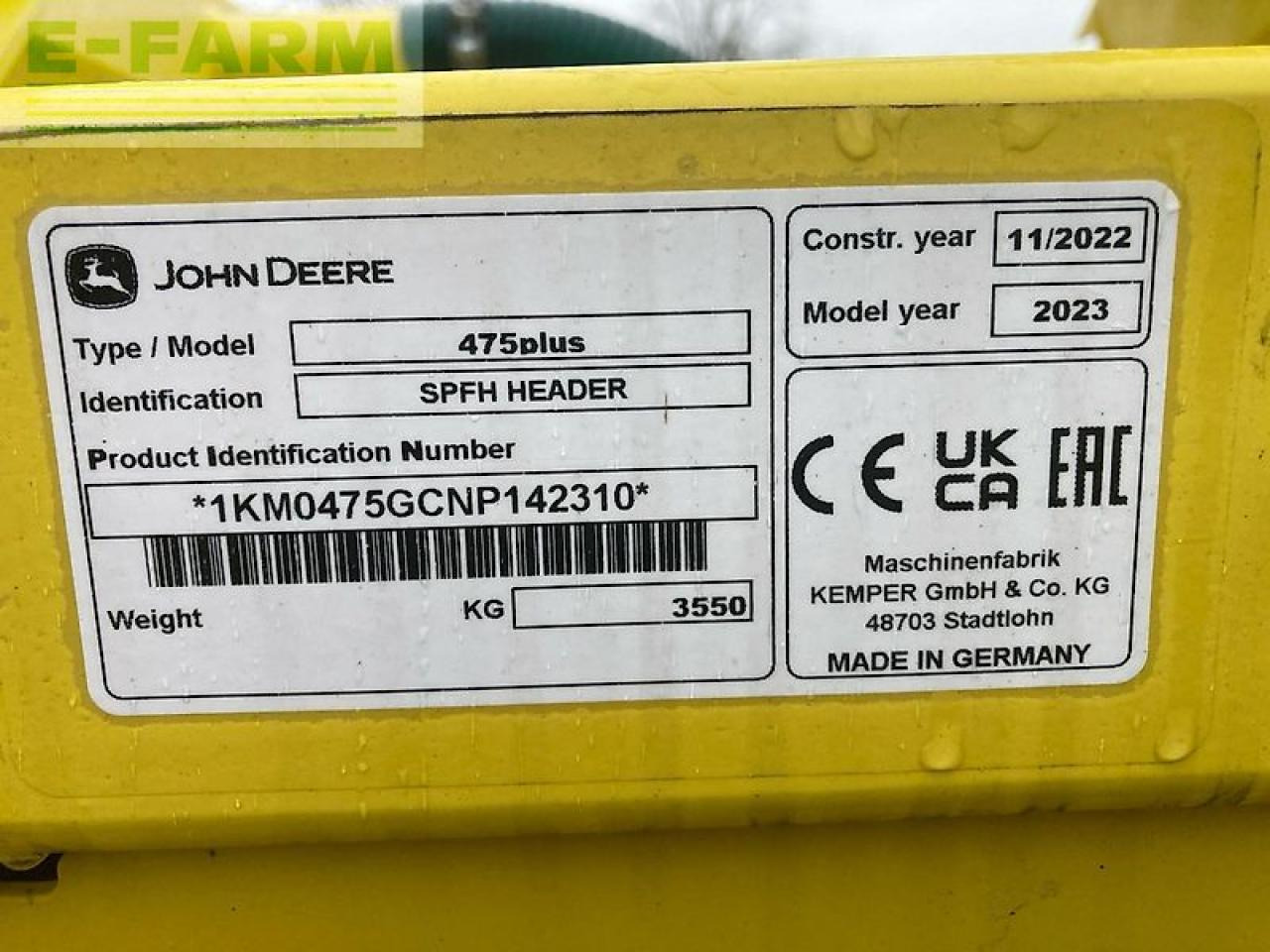 Dodatak za stočnu hranu Kemper 475 plus 10-reihig: slika 9