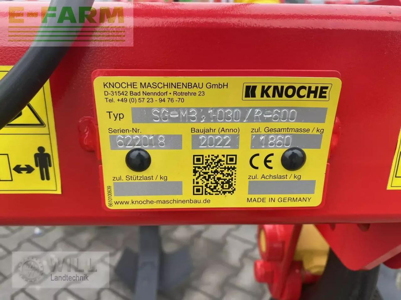 Knoche sg-m 3 1030 - Kultivator: slika 5 Knoche sg-m 3 1030 - Kultivator: slika 5