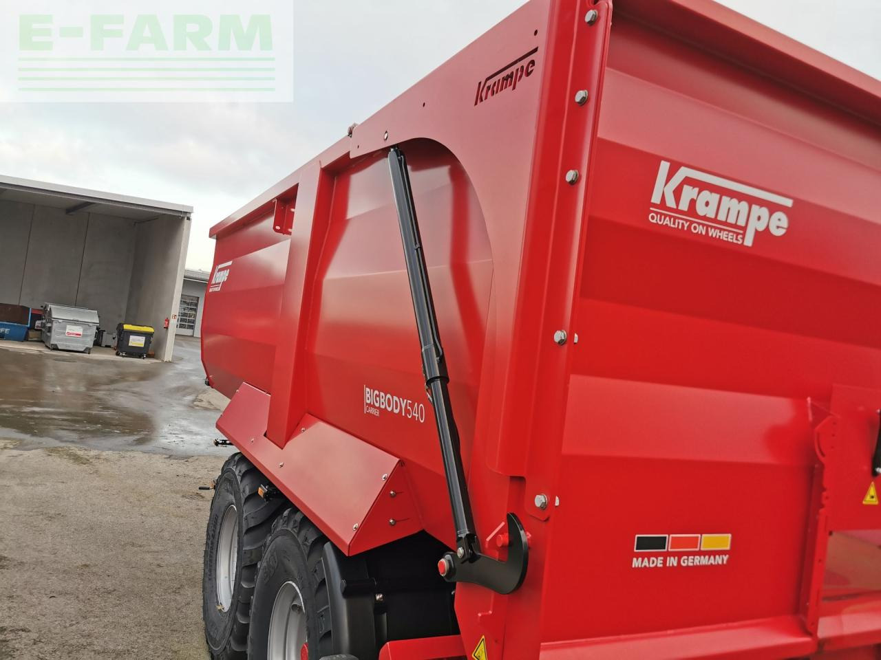 Krampe Big Body 540 - Traktorska prikolica za farmu/ Kiper: slika 4 Krampe Big Body 540 - Traktorska prikolica za farmu/ Kiper: slika 4