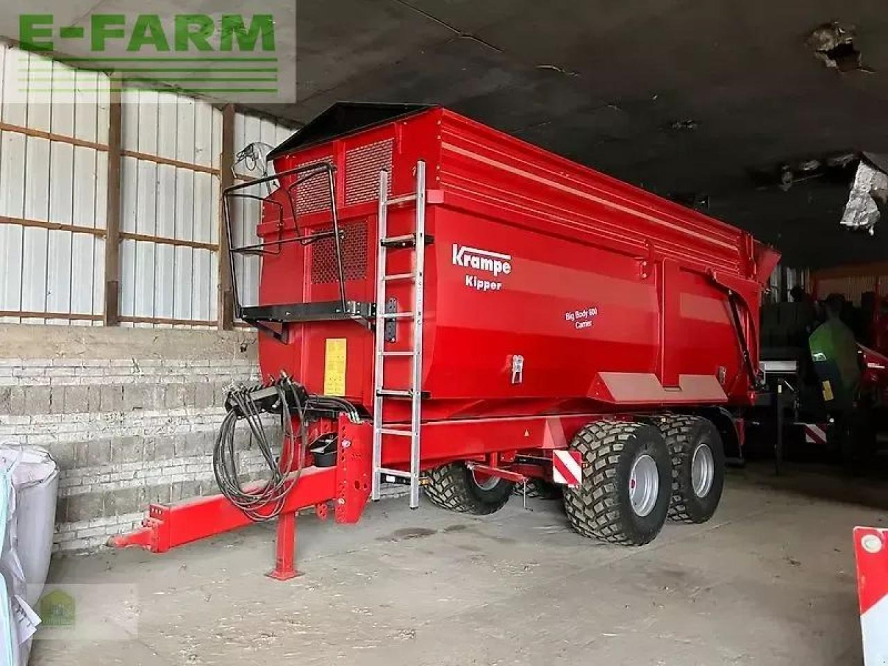 Krampe big body bb 600 *ohne schnecke* - Traktorska prikolica za farmu/ Kiper: slika 1 Krampe big body bb 600 *ohne schnecke* - Traktorska prikolica za farmu/ Kiper: slika 1