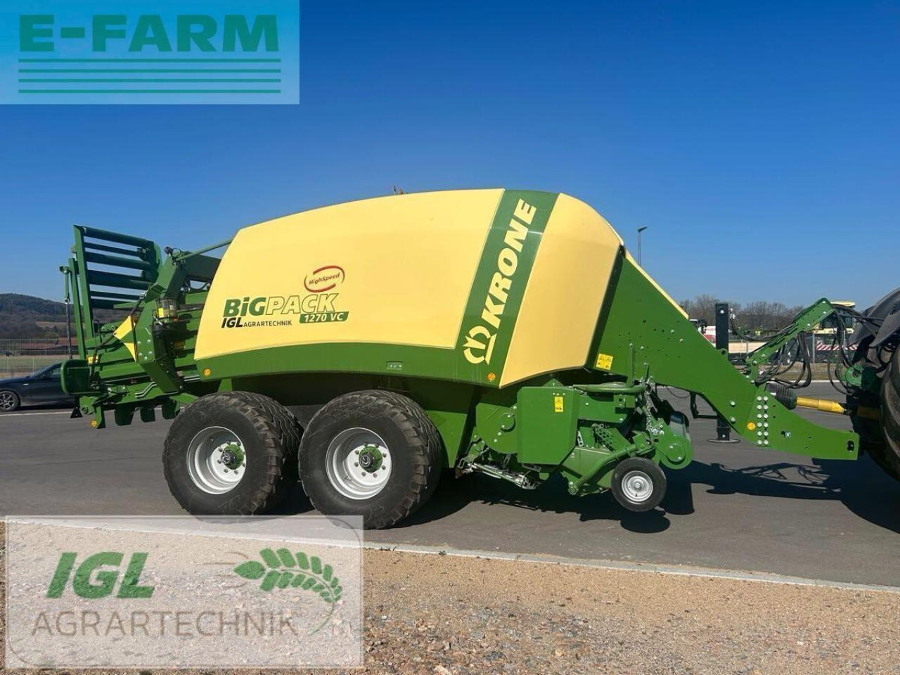 Krone big pack 1270 vc v-knoter - Balirka za kockaste bale: slika 2 Krone big pack 1270 vc v-knoter - Balirka za kockaste bale: slika 2
