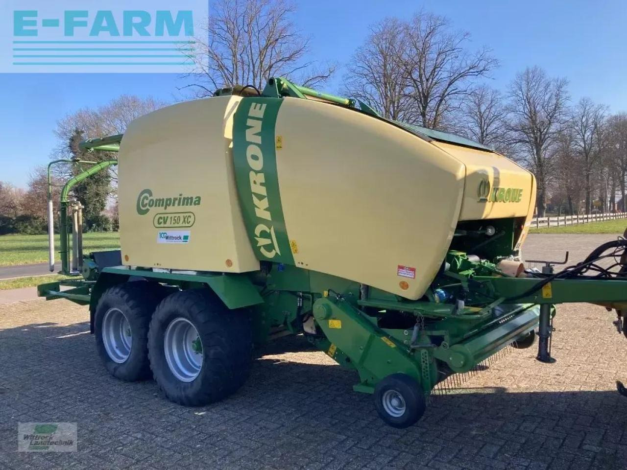 Krone comprima cv 150 xc - Balirka za kockaste bale: slika 1 Krone comprima cv 150 xc - Balirka za kockaste bale: slika 1