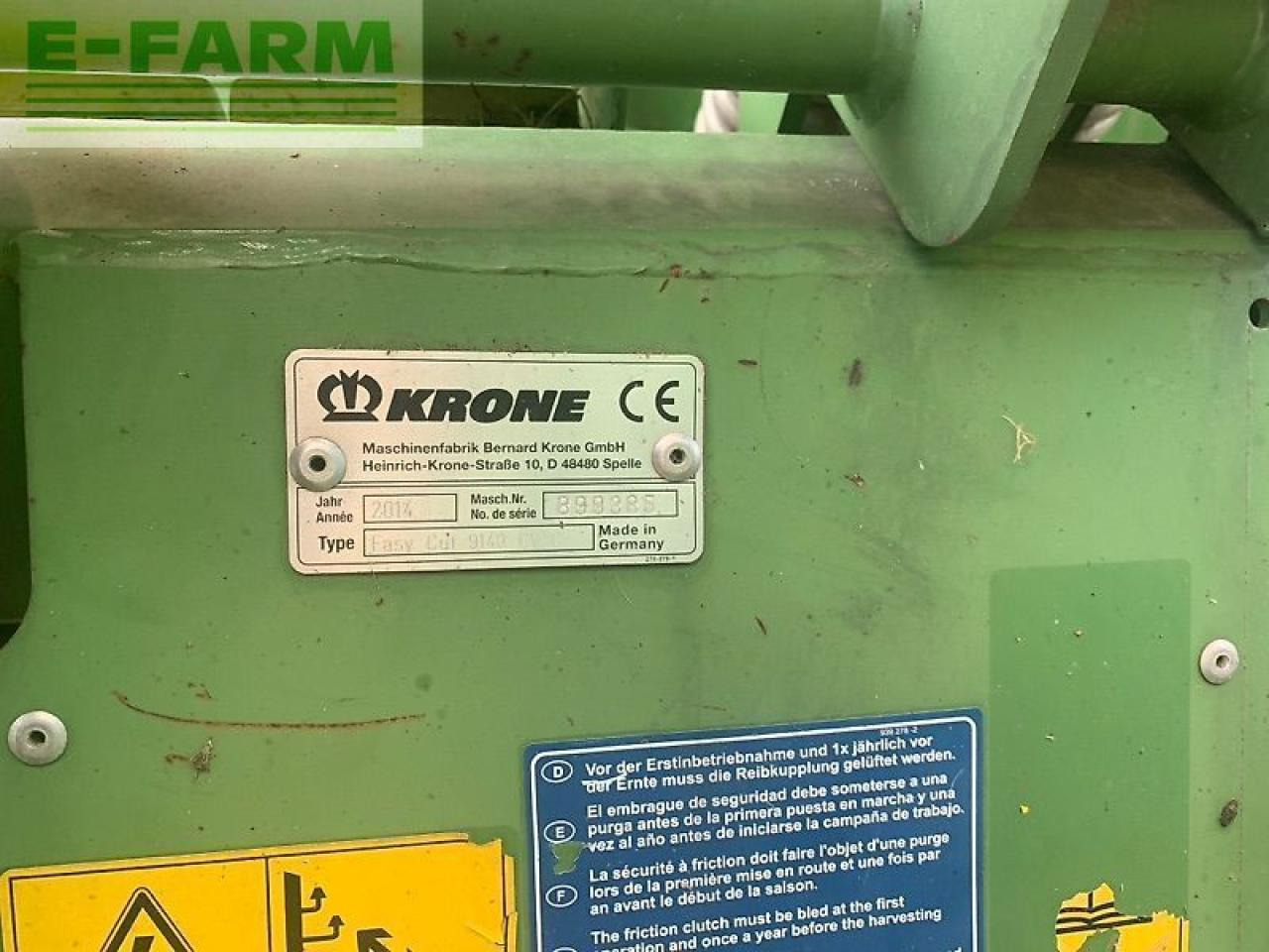 Krone easy cut 9140 cv - Kosačica: slika 3 Krone easy cut 9140 cv - Kosačica: slika 3