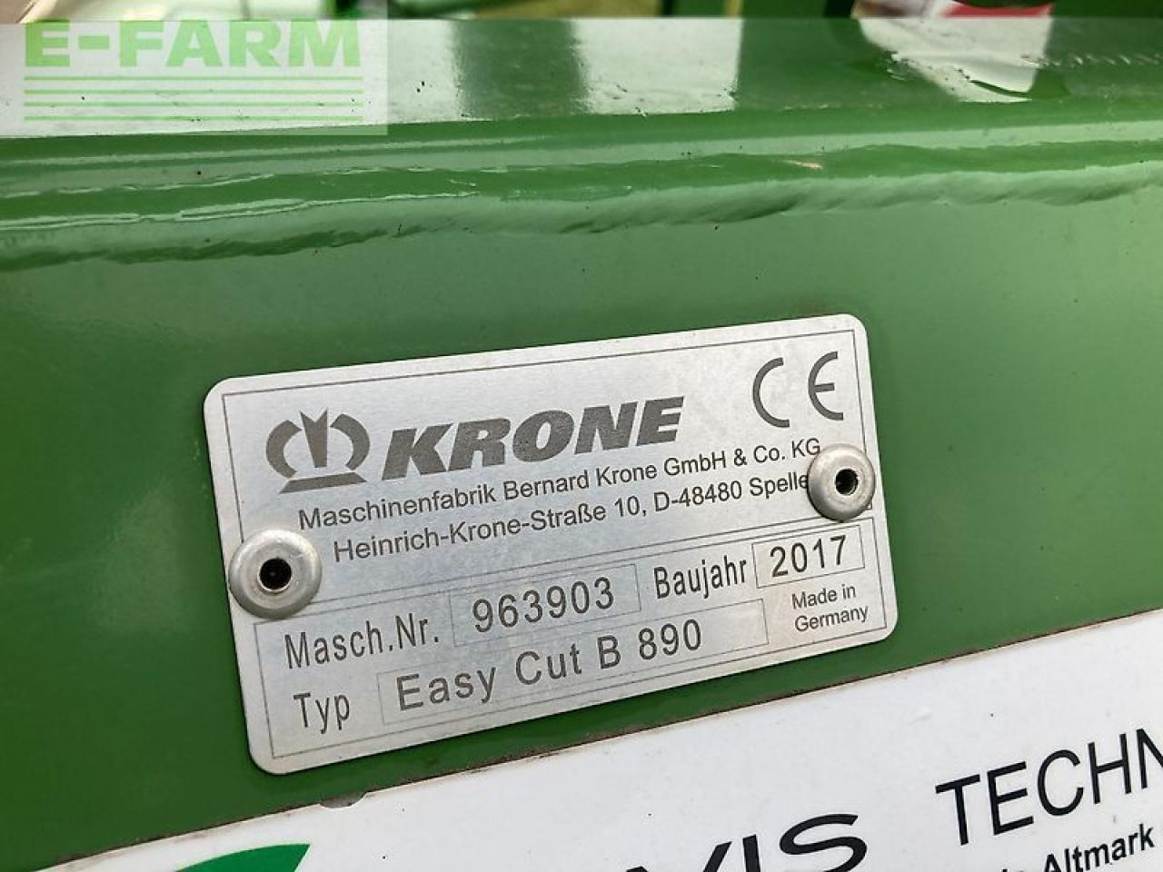 Krone easy cut b 890 - Kosačica: slika 4 Krone easy cut b 890 - Kosačica: slika 4