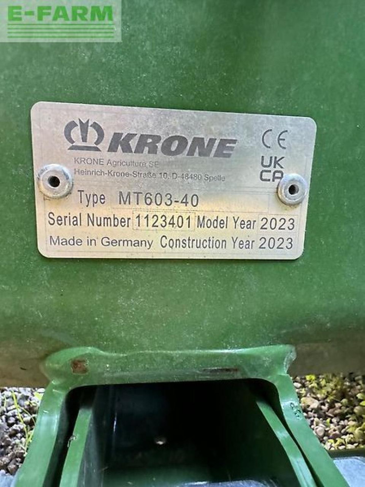 Krone easy cut f320m, mt603-40 - Kosačica: slika 5 Krone easy cut f320m, mt603-40 - Kosačica: slika 5