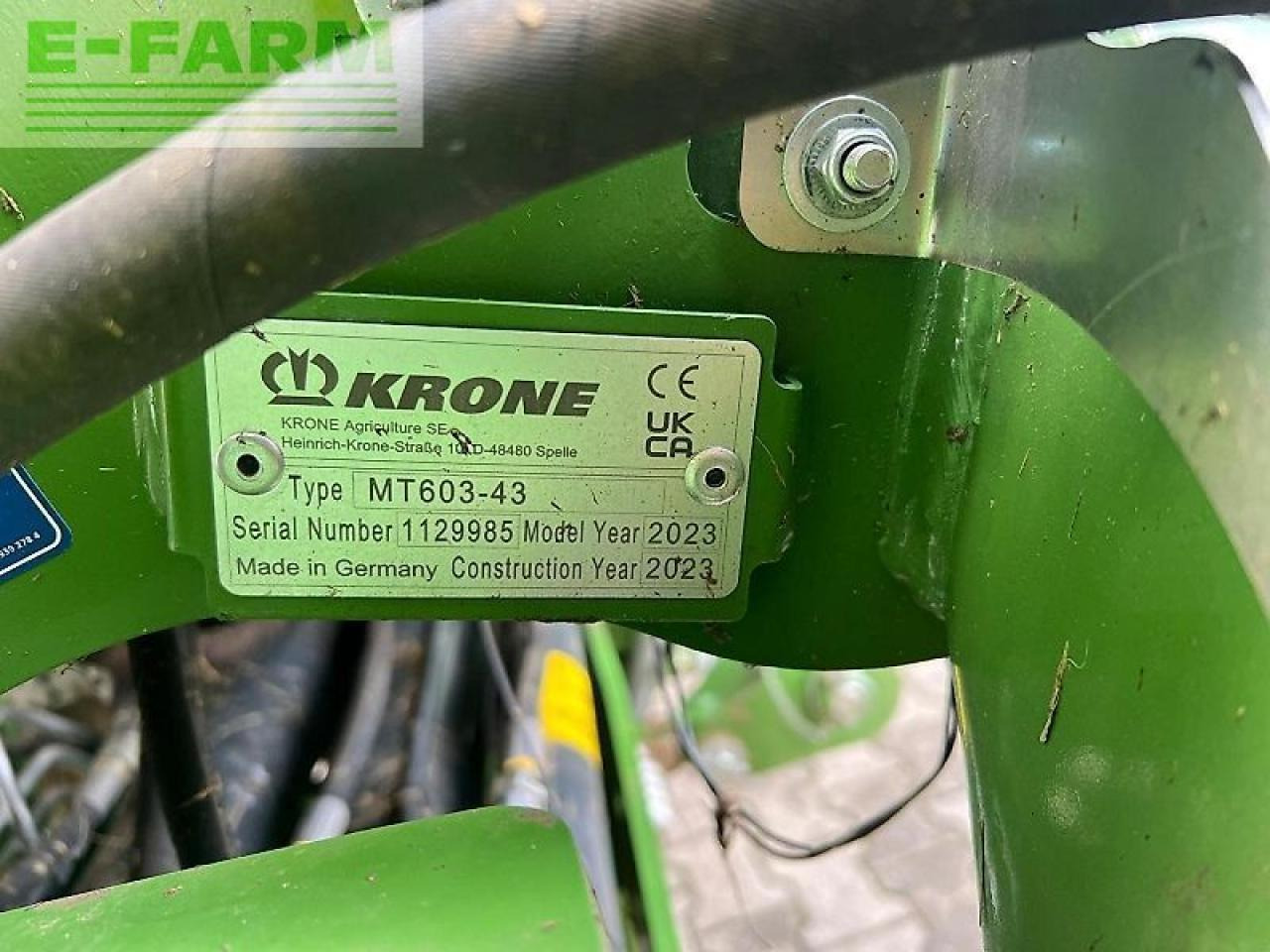 Krone ec b 1050 cv - Kosačica: slika 5 Krone ec b 1050 cv - Kosačica: slika 5