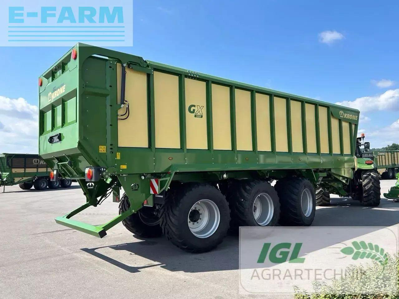 Krone gx 520 (tt801-30) - Traktorska prikolica za farmu/ Kiper: slika 5 Krone gx 520 (tt801-30) - Traktorska prikolica za farmu/ Kiper: slika 5