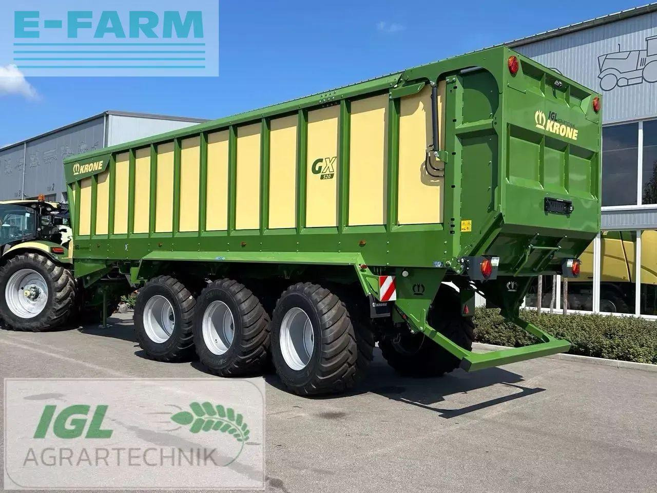Krone gx 520 (tt801-30) - Traktorska prikolica za farmu/ Kiper: slika 3 Krone gx 520 (tt801-30) - Traktorska prikolica za farmu/ Kiper: slika 3