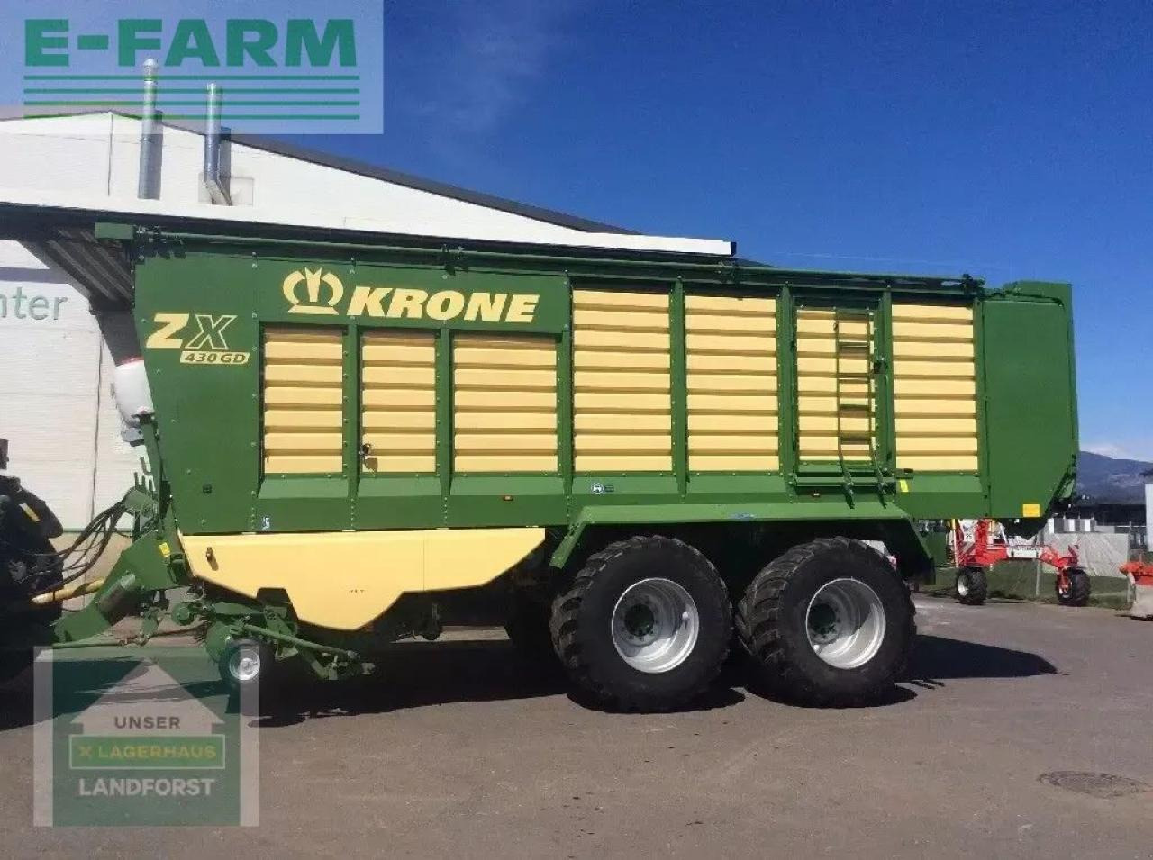 Krone zx 430 gd - Prikolica sa automatskim punjenjem: slika 2 Krone zx 430 gd - Prikolica sa automatskim punjenjem: slika 2
