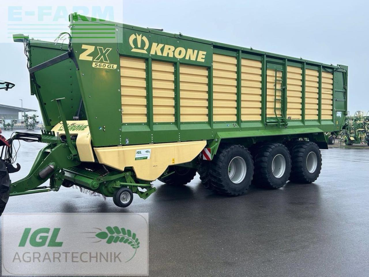 Krone zx 560 gl - Traktorska prikolica za farmu/ Kiper: slika 1 Krone zx 560 gl - Traktorska prikolica za farmu/ Kiper: slika 1