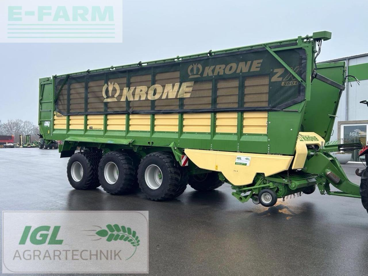 Krone zx 560 gl - Traktorska prikolica za farmu/ Kiper: slika 2 Krone zx 560 gl - Traktorska prikolica za farmu/ Kiper: slika 2