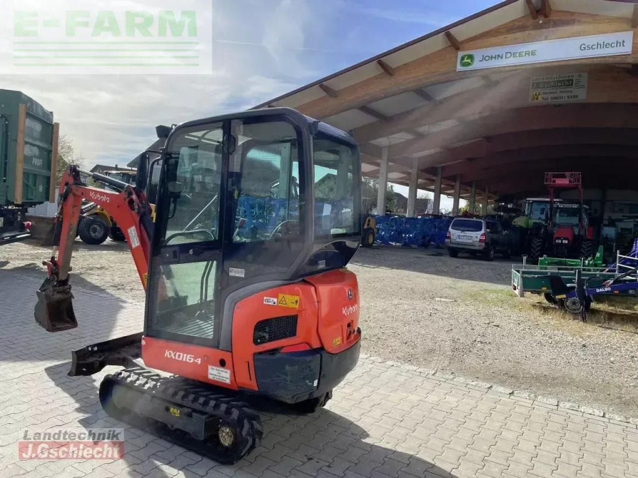 Mini bager Kubota kx016-4: slika 14