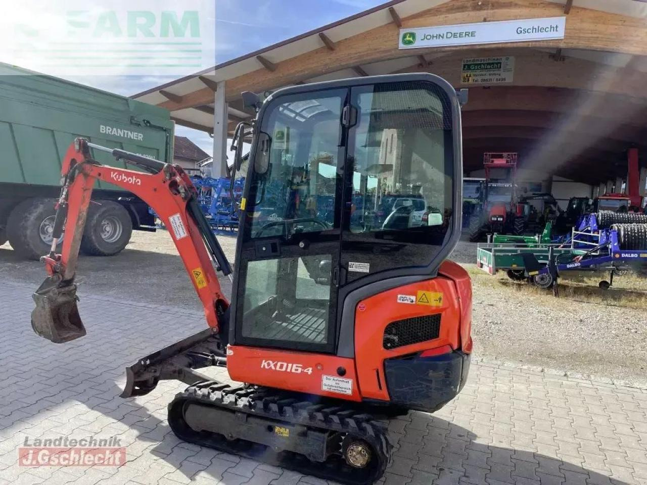 Mini bager Kubota kx016-4: slika 16