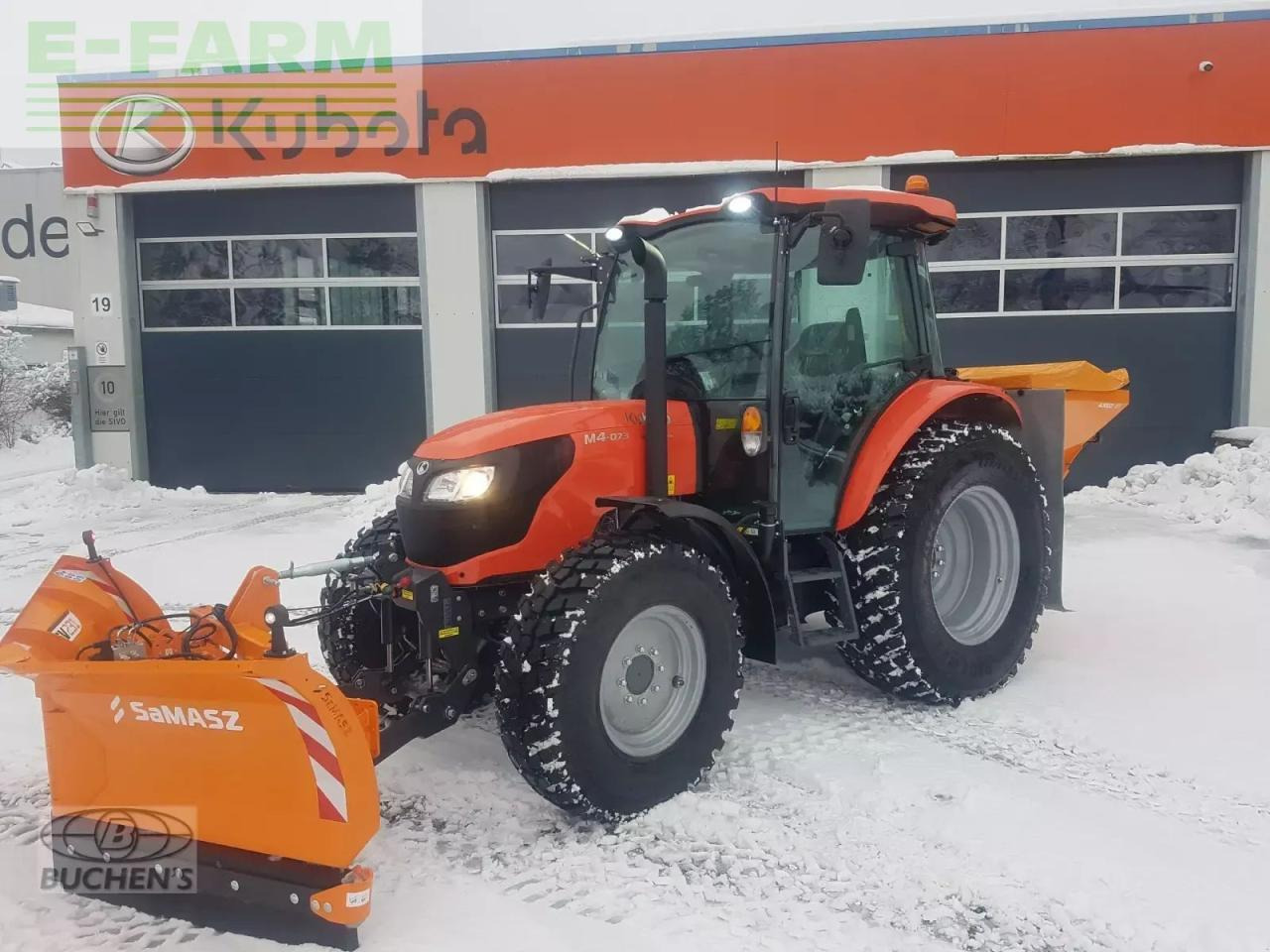 Traktor Kubota m4-073 winterdienst: slika 10