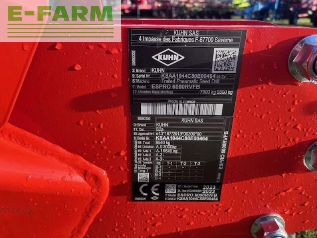 Kuhn espro r 6000 vistaflow - Sejalica: slika 2 Kuhn espro r 6000 vistaflow - Sejalica: slika 2