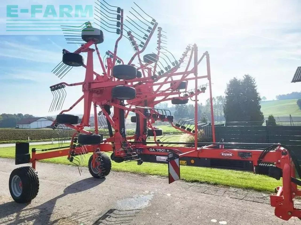 Kuhn ga7501+ 2-kreisel-mittelschwader - Prevrtač/ Grabuljač: slika 2 Kuhn ga7501+ 2-kreisel-mittelschwader - Prevrtač/ Grabuljač: slika 2