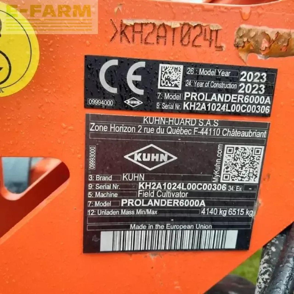 Kuhn prolander 6000 - Kultivator: slika 5 Kuhn prolander 6000 - Kultivator: slika 5