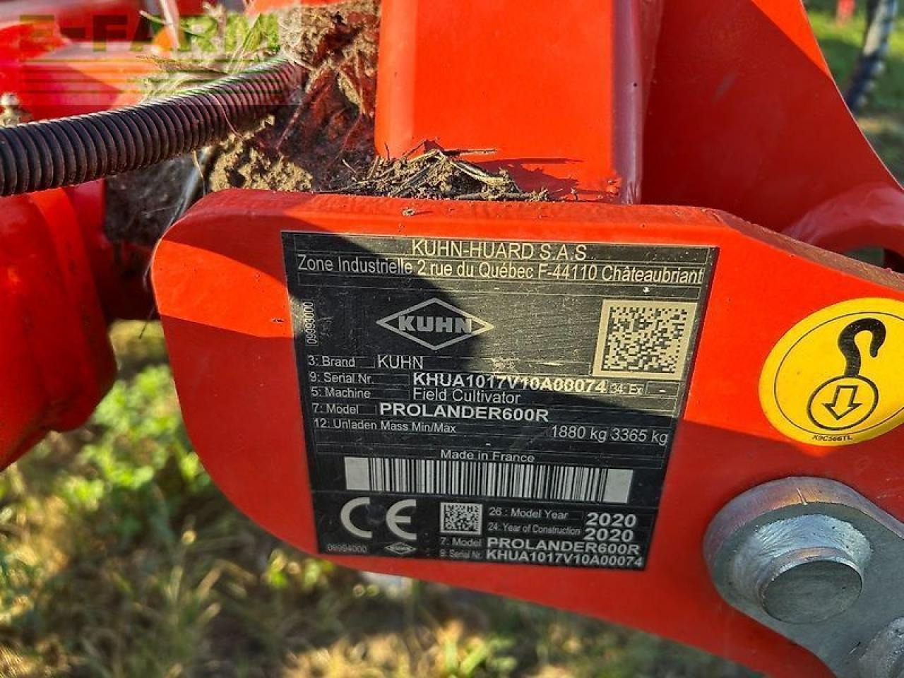Kuhn prolander 600r - Kultivator: slika 5 Kuhn prolander 600r - Kultivator: slika 5