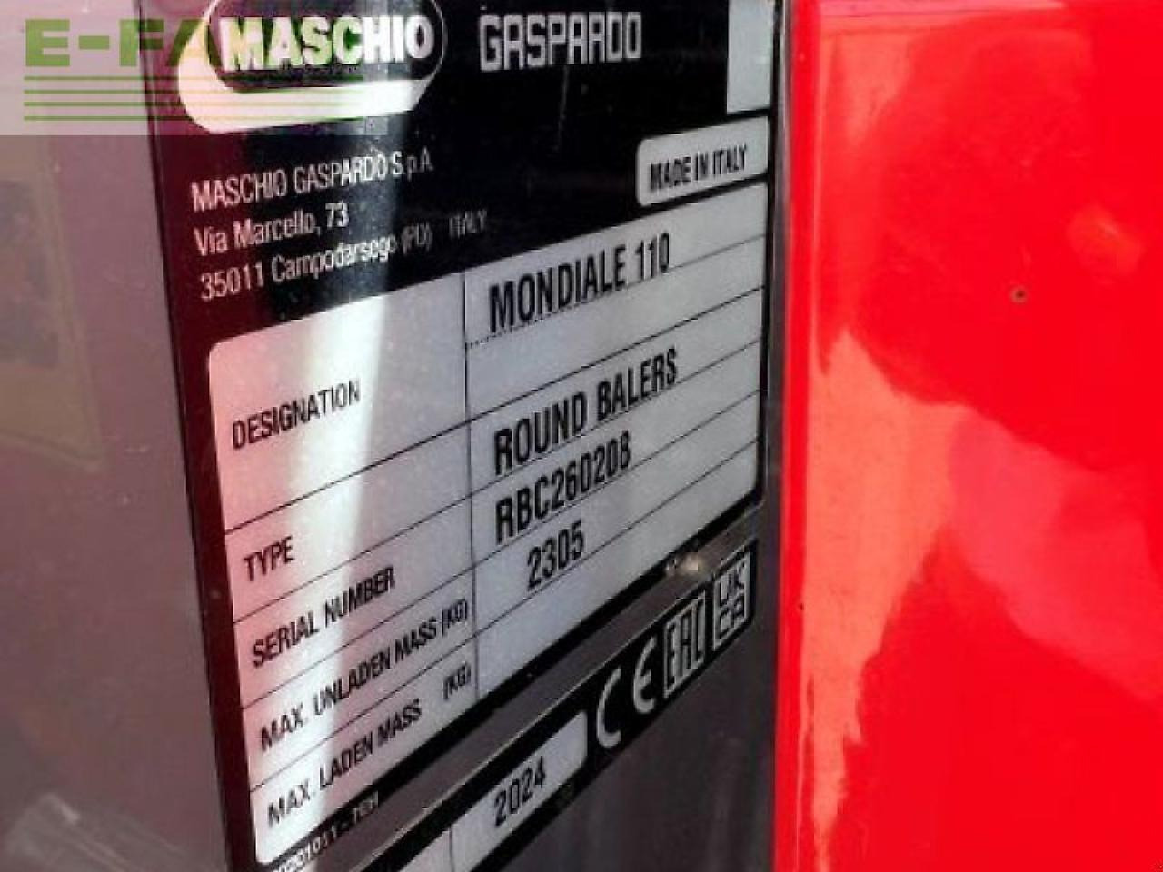 Maschio mondiale 110 topcut maschio fe - Balirka za kockaste bale: slika 3 Maschio mondiale 110 topcut maschio fe - Balirka za kockaste bale: slika 3