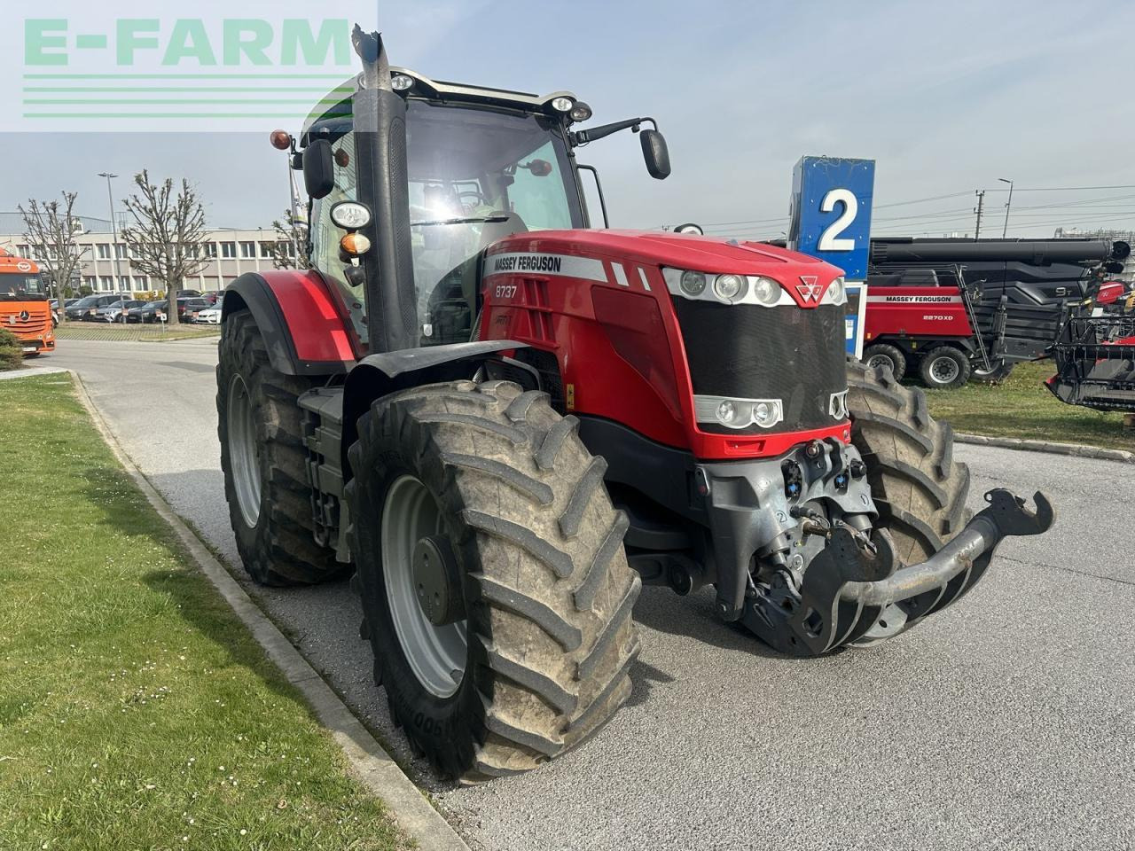 Massey Ferguson mf 8737 - Traktor: slika 1 Massey Ferguson mf 8737 - Traktor: slika 1