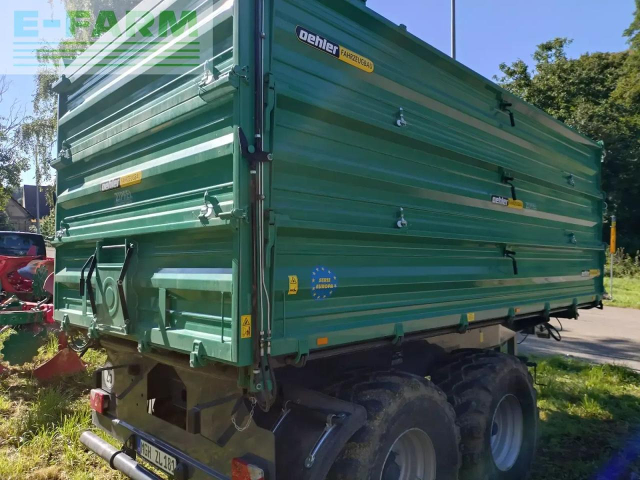 Oehler tdk 160, 16to, hydr. rückwand - Traktorska prikolica za farmu/ Kiper: slika 3 Oehler tdk 160, 16to, hydr. rückwand - Traktorska prikolica za farmu/ Kiper: slika 3