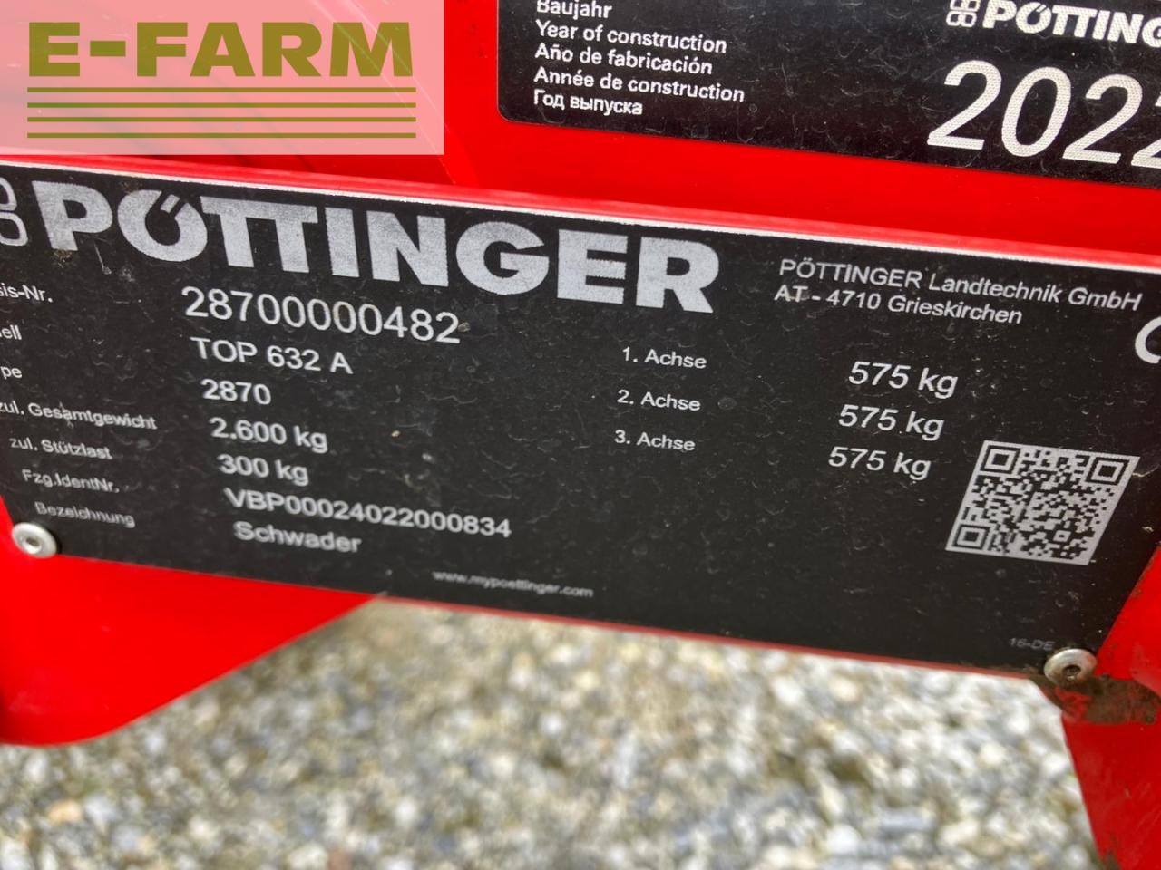 Pöttinger Top 632 A - Prevrtač/ Grabuljač: slika 5 Pöttinger Top 632 A - Prevrtač/ Grabuljač: slika 5