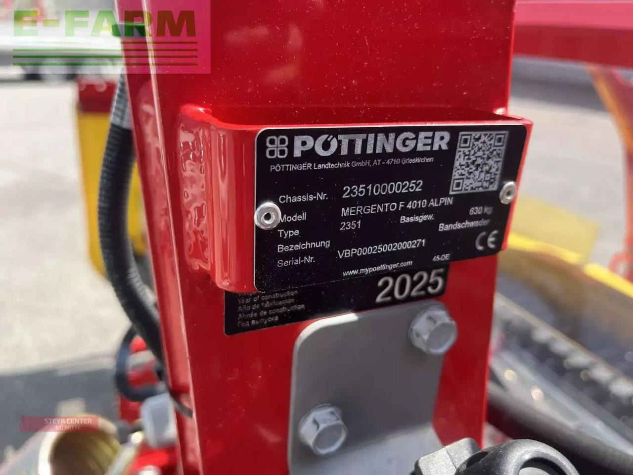 Pöttinger mergento f 4010 alpin - Prevrtač/ Grabuljač: slika 5 Pöttinger mergento f 4010 alpin - Prevrtač/ Grabuljač: slika 5