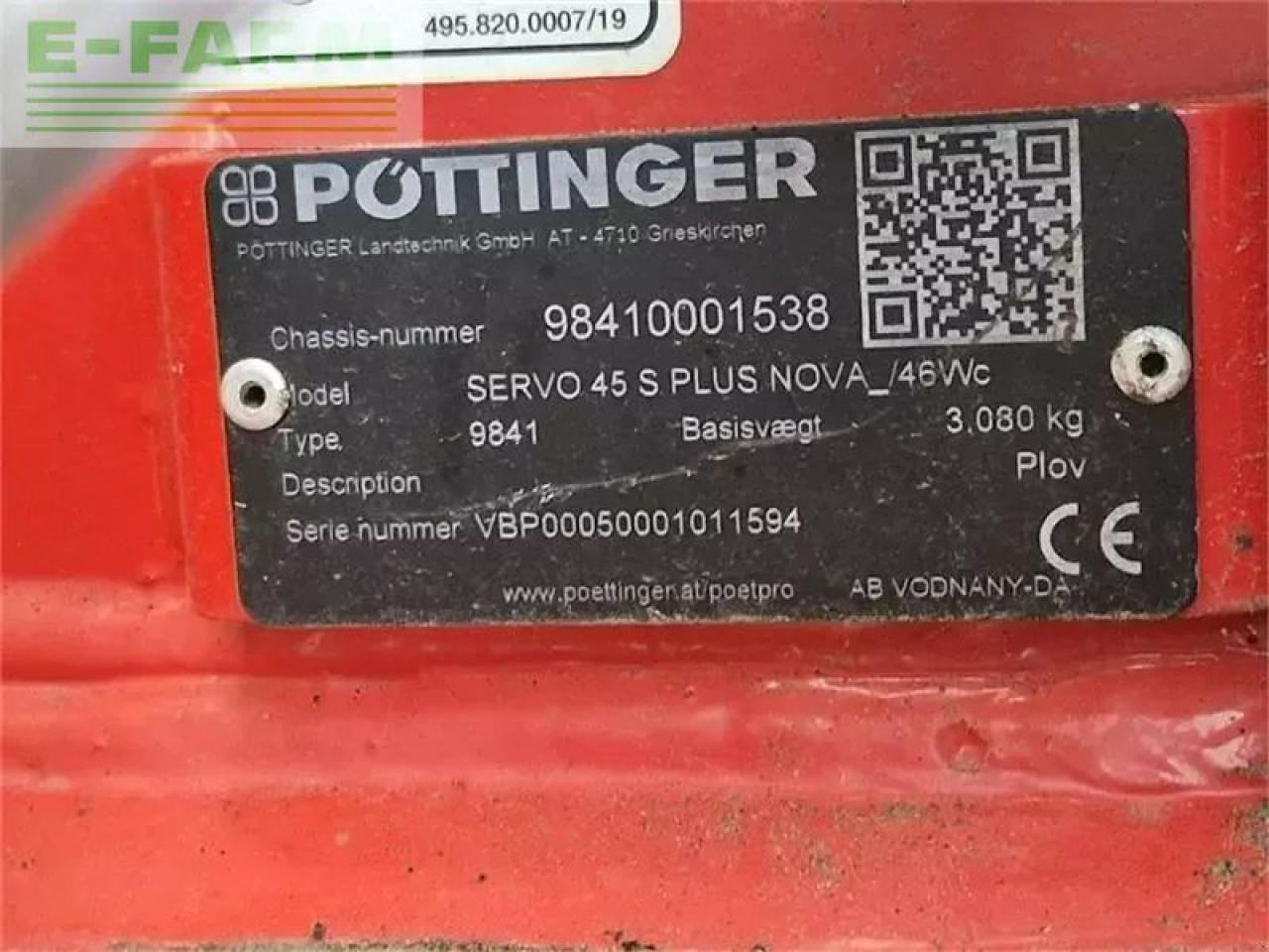 Pöttinger servo 45 s plus nova 6 furet - Plug: slika 5 Pöttinger servo 45 s plus nova 6 furet - Plug: slika 5