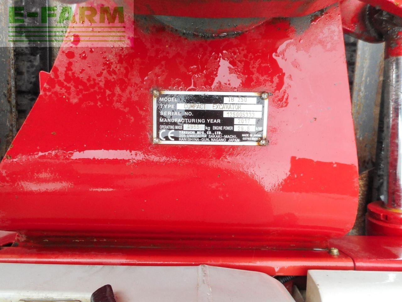 Takeuchi tb 250 ( 4.965kg ) hydr. sw + 2 löffel + alle le - Bager guseničar: slika 5 Takeuchi tb 250 ( 4.965kg ) hydr. sw + 2 löffel + alle le - Bager guseničar: slika 5