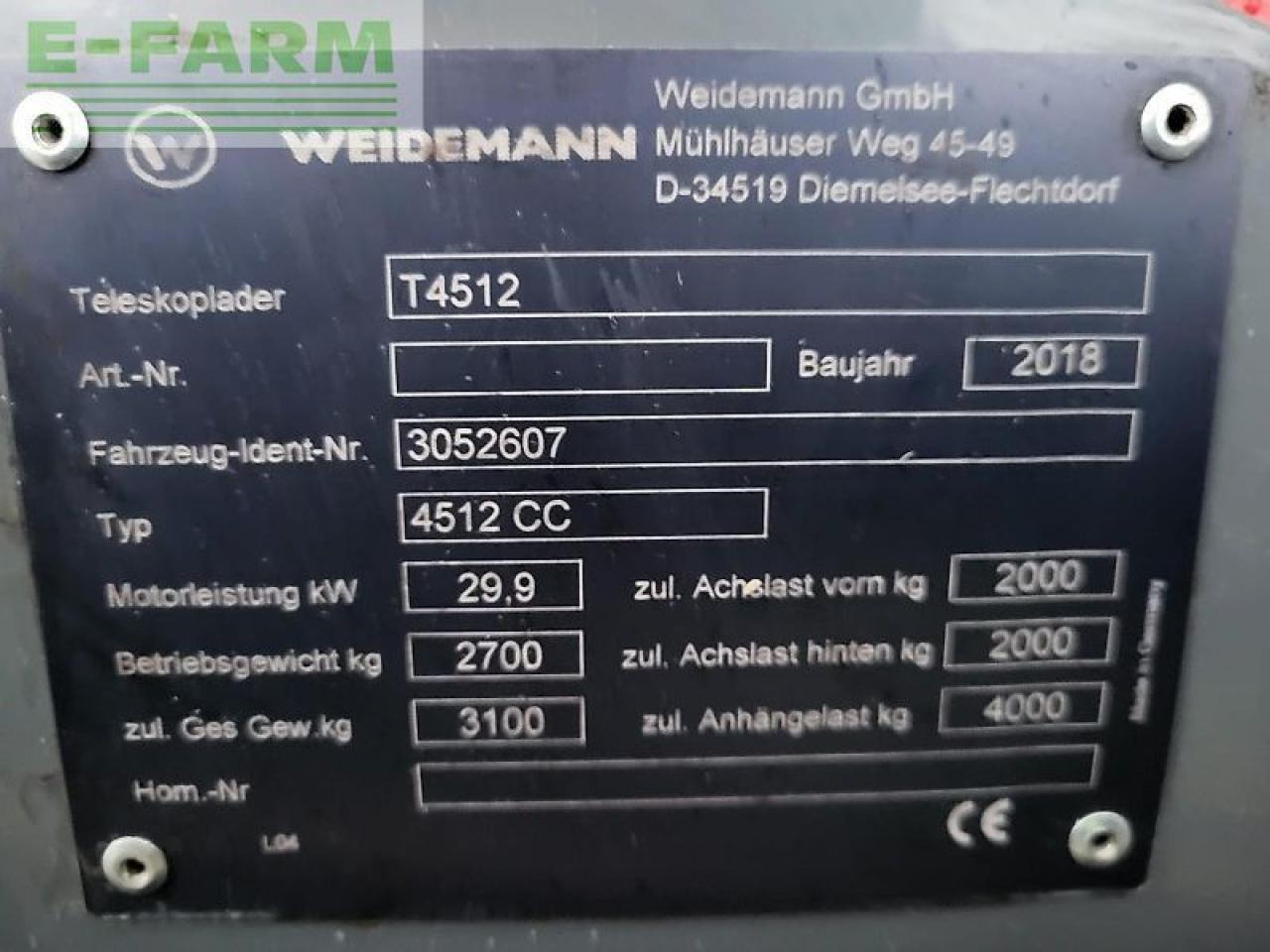 Weidemann t4512 - Teleskopski upravljač: slika 2 Weidemann t4512 - Teleskopski upravljač: slika 2