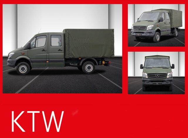 MERCEDES-BENZ Sprinter 316CDI DOKA,Allrad,Klima,Standheizung - Dostavno vozilo s ravnom platformom, Dostavno vozilo sa duplom kabinom: slika 1 MERCEDES-BENZ Sprinter 316CDI DOKA,Allrad,Klima,Standheizung - Dostavno vozilo s ravnom platformom, Dostavno vozilo sa duplom kabinom: slika 1