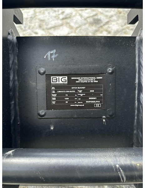 Novu Kašika Big Böschungslöffel 100cm mit Martin M3 Aufnahme: slika 6