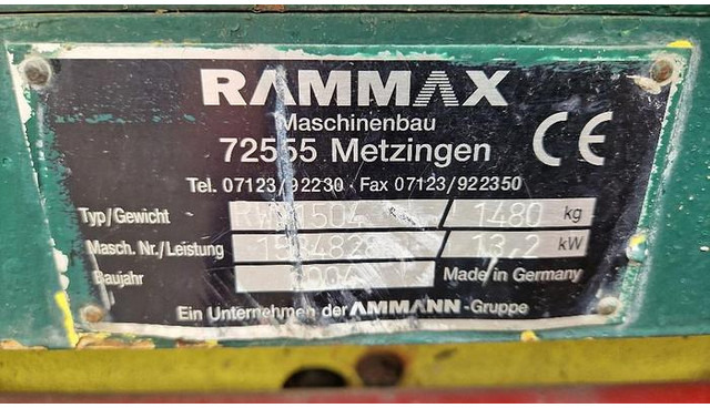 Rammax RW1504 Grabenwalze - Valjak za poljoprivredu: slika 5 Rammax RW1504 Grabenwalze - Valjak za poljoprivredu: slika 5