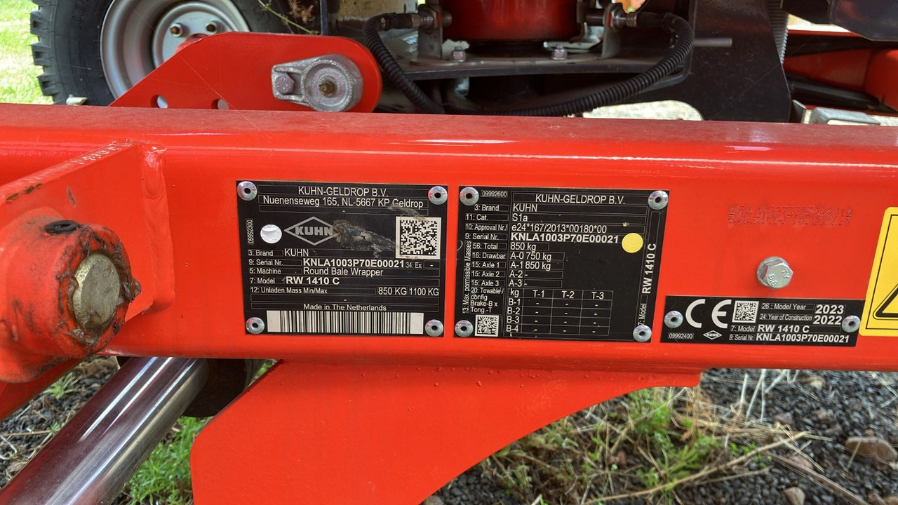 Kuhn RW 1410C - Omotač za bale: slika 5 Kuhn RW 1410C - Omotač za bale: slika 5