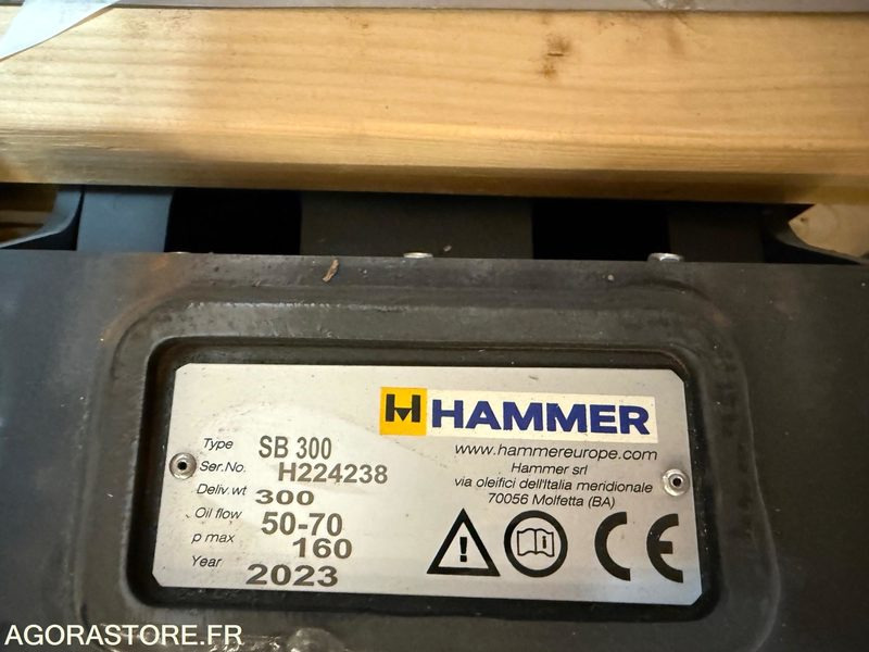 BRH HAMMER SB 300 Pelles de 4.5T - 8.5T NEUF - Hidraulični čekić: slika 3 BRH HAMMER SB 300 Pelles de 4.5T - 8.5T NEUF - Hidraulični čekić: slika 3