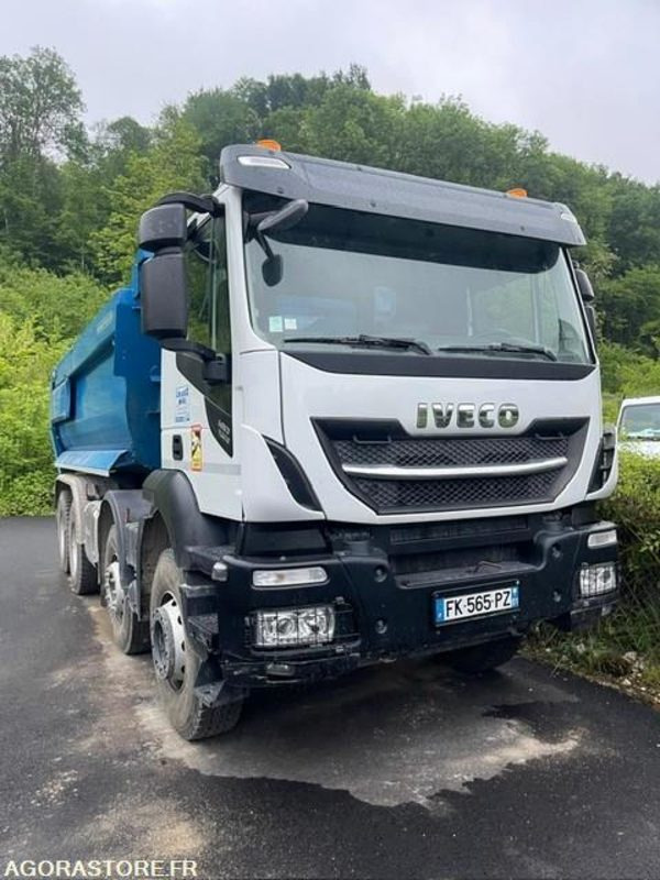 CAMION 8X4 BENNE RONDE IVECO X-WAY 480 76 000 KM 2019 - Kamion: slika 1 CAMION 8X4 BENNE RONDE IVECO X-WAY 480 76 000 KM 2019 - Kamion: slika 1