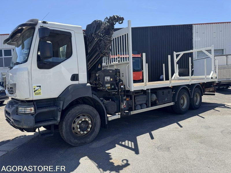 RENAULT KERAX 410.26 - CAMION PLATEAU GRUE - HIAB 200C - 2007 / 359000 - Kamion: slika 3 RENAULT KERAX 410.26 - CAMION PLATEAU GRUE - HIAB 200C - 2007 / 359000 - Kamion: slika 3