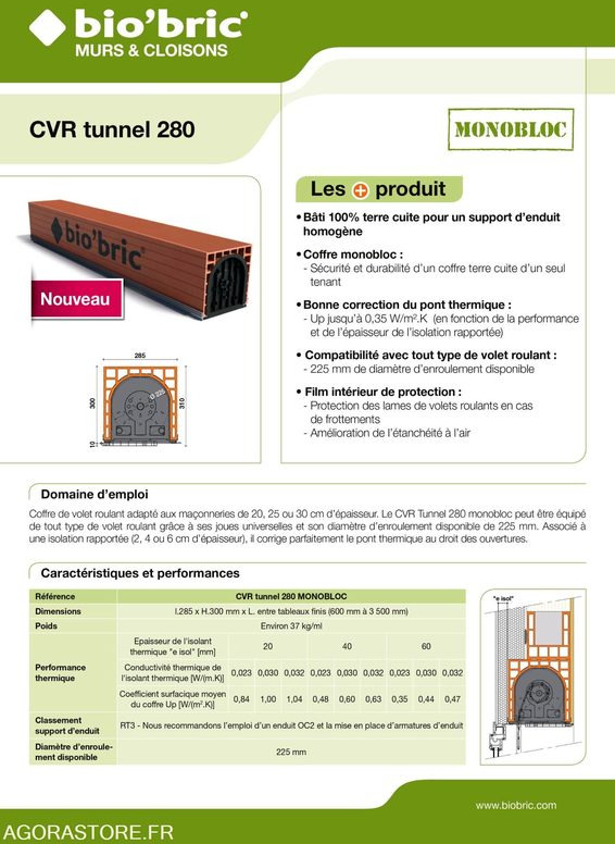 Lot de 12 coffres caisson de volet roulant tunnel préfabriqué BIO'BRIC - Instrument/ Oprema: slika 4 Lot de 12 coffres caisson de volet roulant tunnel préfabriqué BIO'BRIC - Instrument/ Oprema: slika 4