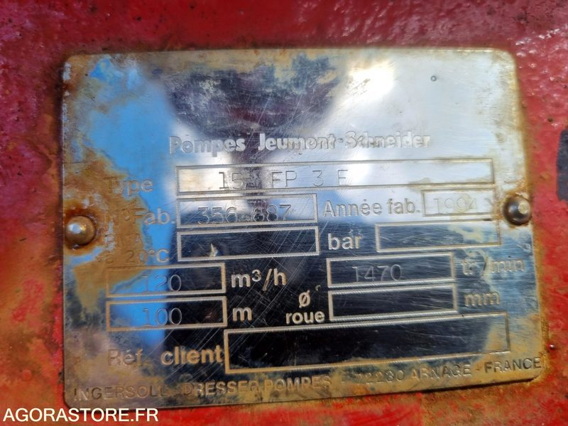 MOTO POMPE ELECTRIQUE 120 M3 HEURE - Instrument/ Oprema: slika 2 MOTO POMPE ELECTRIQUE 120 M3 HEURE - Instrument/ Oprema: slika 2