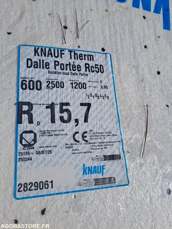 Panneaux isolants KNAUF Therm Dalle Portée Rc50 2500 x 1200 x 600 mm - Instrument/ Oprema: slika 3 Panneaux isolants KNAUF Therm Dalle Portée Rc50 2500 x 1200 x 600 mm - Instrument/ Oprema: slika 3